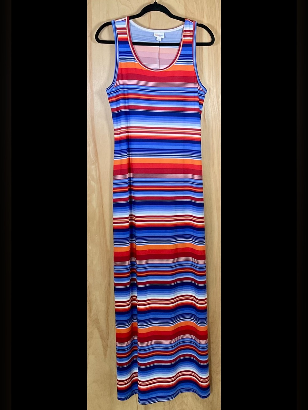 Lularoe Dani Striped Tank Maxi Dress - Like New